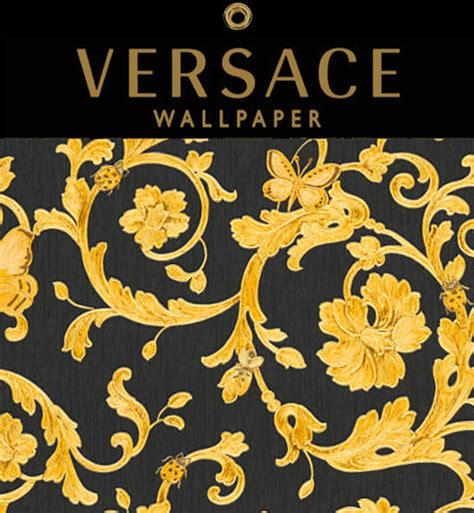 versace leaf wallpaper|versace wallpaper living room.